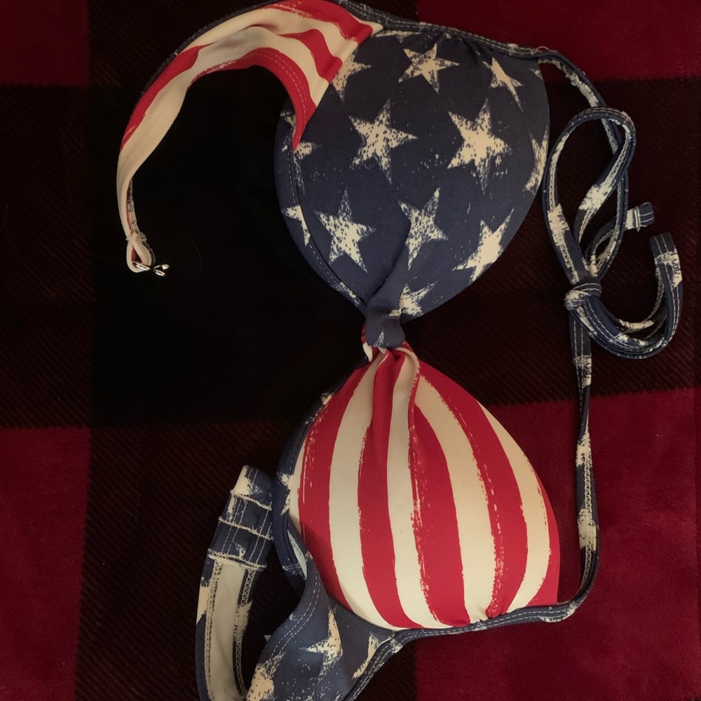 Push-Up Bikini Top!! Red White Blue💥🇺🇸